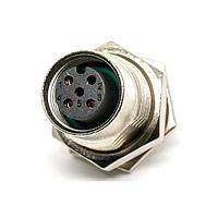 Amphenol LTW M12A-03PFFP-SF8001 Circular Metric Connectors M12 Circular Metric Connector, A Code, Metal, 4A, 03 pins, Female Connector, Female Contact, Hexagonal, PG9, Screw Thread, PCB 180 , Receptacle, Front Fastened, Panel Thickness 4.5, IP68 / IP69K