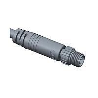 Amphenol LTW 8-03AMMM-SL7A03 Sensor Cables / Actuator Cables M8 Circular Metric Connector, A Code, Metal, 3A, 03 pins, Male Connector, Male Contact, Straight, Screw Thread, Overmolded, Length 3000mm, IP67 Mated