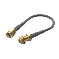 Wurth Elektronik 65504010315301 RF Cable Assemblies WR-CXASY RPSMA St Pl RPSMA Bulkhead Jack