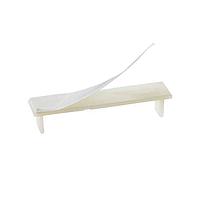 Essentra Components FCRC-19B-6 Clip, Flat Clamp,Flat/Rnd,Natural,2.31 in Max Wd