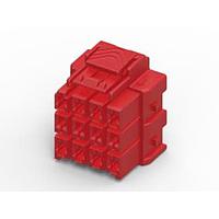 AMP Connectors - TE Connectivity 6-1971876-4 Headers & Wire Housings PTL 3X4 PLUG HSG HIGH TEMP KEY B RED