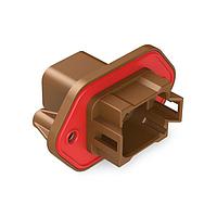 Amphenol SINE Systems AT04-08PD-PM11 Connectors 8 Pin Rcpt Pnl Mnt D Self-Thread Black