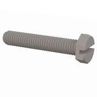 Essentra Components 011032X106 Hex Slotted Hex Slotted Screw, #10-32 Thread, 1 1/16 Lg