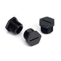 Heyco 3545B Threaded Plug 3/8 NPT BLACK THREADED PLUG