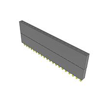 Samtec ESW-120-33-G-S Stackthrough .100" Elevated Socket Strip