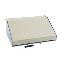 Hammond Manufacturing 1456KG4WHBU Sloped 30 Degree Slope Alum 7.2x4x10" Beige/Blue