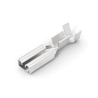 AMP Connectors - TE Connectivity 160534-3 Receptacle 110 FASTON,REC.,17-20 AWG,BR