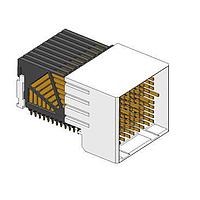 Amphenol FCI 10123421-101LF Receptacles VS2 AIRMAX, R/A RECP 120P,SMALL PRESS-FIT