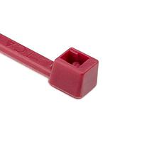 HellermannTyton T18I2M4 Cable Ties Cable Tie, 5.5" Long, UL Rated, 18lb Tensile Strength, PA66, Red, 1000/pkg