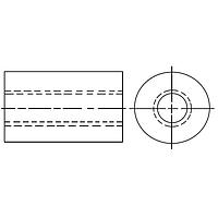 Eagle Plastic Devices 561-TSP7 Round RND 1/4X3/8 6-32