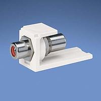 Panduit CMRPRAW RCA Module Coupler Mod RCA Pass-Through Red In