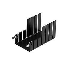 Same Sky (formerly CUI Devices) HSS25-B20-P51 Component heat sink, stamping, TO-218/TO-220, 42.5 x 25.4 x 25.4 mm, solder pin