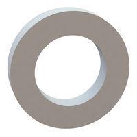 Essentra Components 17W02354 Flat Washer Flat Washer, .142 ID, .236 OD, .045 Thick