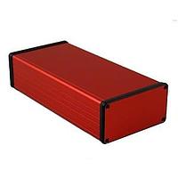 Hammond Manufacturing 1455N2201RD PC Board Alum w/Medal Ends 8.66x4.06x2.09" Red