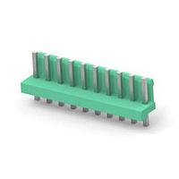 AMP Connectors - TE Connectivity 6-1123723-0 Headers & Wire Housings 3.96 EP HDR ASSY 10P(GREEN)