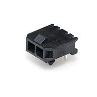 Molex 43650-0201 Shrouded R/A HEADER 2P GOLD SINGLE ROW