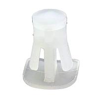 Essentra Components RLCBSB-6-01 Supports CB Spt,Rvrs Mnt,Push Spcr,Nat,6MM