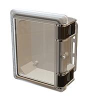 Serpac I142HL,TCBG Hinged Latch HINGED LATCH CABINET & JUNCTION BOX CLEAR/GRAY (9.7 x 8.2 x 4.3 in)