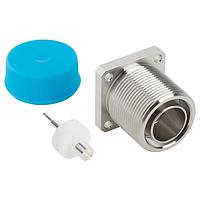 Amphenol RF 272100-11 Connectors 7/16 4HOLE PNL JK .141 LOW PIM