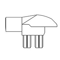 VCC 7512D2 Rigid Light Pipes R/A LIGHT PIPE