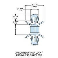 Heyco 10220F PCB Support HDLSP6-08 V-0 NATURAL