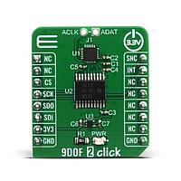 Mikroe MIKROE-4128 Motion Sensor 9DOF 2 Click