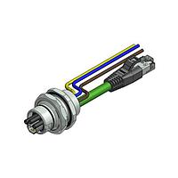 Amphenol CONEC 57-02398 Ethernet Cables / Networking Cables ENP-17-1-FSH2PBU2PEDST4-45S-RS8.33-2/2/G6/150/034