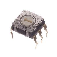 Nidec Components S-7070EC Rotary Switches 7mm code hex comp, top adj., thru-hole