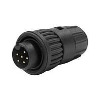 Switchcraft W6280-6PG-321 Standard Circular Connector Mini-Con-X Cable End, 6-pin 20, Male, Crimp, Bulk