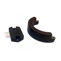 Amphenol Piher PS2P-ARC-LA-M008-J-090S-RE Play Resistant Arc Position Sensor Play Resistant Arc Position Sensor, 12 bit absolute,7V-32V,  31mm radius magnet,  CAN SAE J1939 output, Box with Wire Leads, non contact magnetic, 45 Electrical Rotation Angle, -40C to 125C