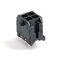 Molex 43045-0483 Power MicroFit Vrt Hdr DR 4Ckt GW W/PCB PlzPeg