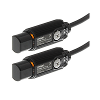 OMRON E3RA-TP11 2M Photoelectric Sensor with built-in amplifier (0-15000 mm, through-beam, nhựa, PNP)