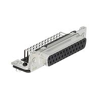 AMP Connectors - TE Connectivity 1-106507-2 Receptacle 25P RECPT R/A BOARDLOCK MET