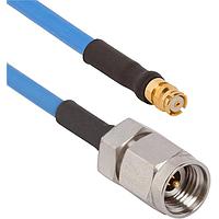Amphenol SV Microwave 7012-1285 RF Cable Assemblies SMP F - 2.92mm M C/A for .085 Cbl OAL 24"