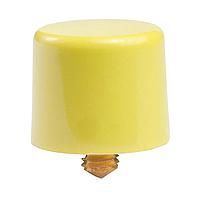 NKK Switches AT413E Button .315 DIA. YELLOW CAP