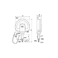 Mahr 4333005KAL Mechanical Dial Comparators (1004T, ± 130 µm, IP54)