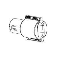 AMP Connectors - TE Connectivity 2213143-1 Lighting Connectors CHASSIS MT HSG- SVT 250VAC WHITE
