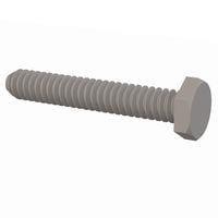 Essentra Components 010440H068 Machine Screw Hex Unslotted Bolt, #4-40 Thread, 11/16 Lg
