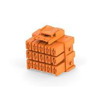 AMP Connectors - TE Connectivity 8-2232357-7 RF Connectors / Coaxial Connectors 3x5 plug housing Key D ora