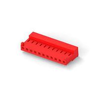 AMP Connectors - TE Connectivity 4-644463-1 Receptacle Housing 11P CONN ASSY 22 AWG RED