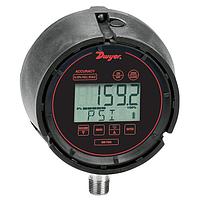 Dwyer DSGT-106-C0S Digital Transmitter, 0.25% Accuracy, 4-20 mA, NEMA 4, User-Friendly Display (Gauge, 100 psi, NPT Male, 1/2 in)