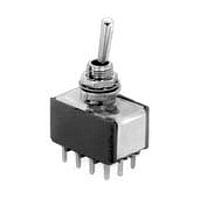 APEM 5266AB Miniature Toggle Switch 4PDT 6A 125V 10.5mm