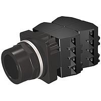 SIEMENS 52BM8A1D Flush PUSHBUTTON,MOM,BLK,FLUSH,2POS,4NO-4NC