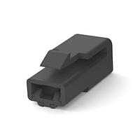 AMP Connectors - TE Connectivity 176986-2 Housing 250 DLOCK PLUG 1P BLACK
