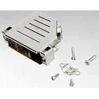 Amphenol CONEC 600X57015X Two Piece Backshell SZ 2 DSUB HOOD MTLZD SIDE ENTRY 4-40 JKS