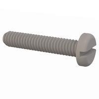 Essentra Components 010832P087 Pan Slotted Pan Slotted Screw, #8-32 Thread, 7/8 Lg