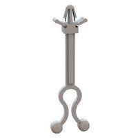 Essentra Components 23EZS0250N0954 Twist Tie Mounts Standoff Twist Lock, .250 Hold Dia, .954 Spacer