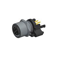 Amphenol CONEC 43-01163 M12 Female Socket 4P PCB SOLDER 10MM M12 FRONT MNT SCKT