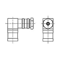 Amphenol SV Microwave M39012/69-0003 RF MIL Spec Connectors SMB M RA Cable Conn RG-178 Cable, Clamp