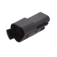 Amphenol SINE Systems AT04-3P-RD01BLK Connectors 3 Pin Recept. w/ Red. Dia Seal BLK